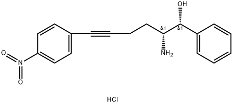 (1R,2R)-2-amino-6-(4-nitrophenyl)-1-phenylhex-5-yn-1-olhydroclorua