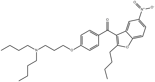 (2-Butyl-5-nitro-3-benzofuranyl)[4-[3-(dibutylamino)propoxy]phenyl]metanon