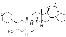 (2b,3a,5a,16b,17b)-17-Axetoxy-3-hydroxy-2-(4-morpholinyl)-16-(1-pyrrolidinyl)androstane