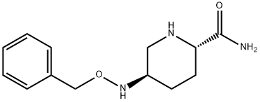 (2S,5R)-5-[(benzyloxy)amino]piperidin-2-carboxamit