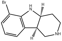 (4aS,9bR)-6-bromo-2,3,4,4a,5,9b-hexahydro-1H-pyrido[4,3-b]indol