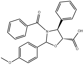 (4S,5R)-3-Benzoyl-2-(4-metoxyphenyl)-4-phenyl-5-oxazolidinecarboxylic axit