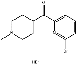 (6-bromopyridin-2-yl)-(1-metylpiperidin-4-yl)metanon hydrobromua