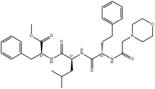(alphaS)-alpha-[[2-(4-Morpholinyl)axetyl]amino]benzenbutanoyl-L-leucyl-L-phenylalanin metyl este