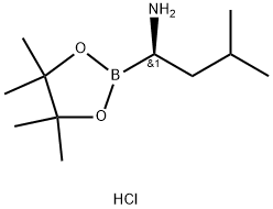 (R)-3-Metyl-1-(4,4,5,5-tetraMetyl-1,3,2-dioxaborolan-2-yl)butan-1-aMine hydroclorua