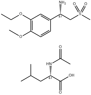 (S)-1-(3-Ethoxy-4-Methoxyphenyl)-2-(Methylsulfonyl)etylaMine N-acetyl-L-leucine Muối