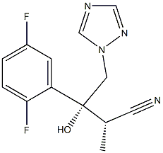 (αS,βR)-β-(2,5-Difluorophenyl)-β-hydroxy-α-Metyl-1H-1,2,4-triazole-1-butanenitril