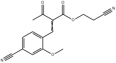 (Z)-2-cyanoetyl 2-(4-cyano-2-metoxybenzylidene)-3-oxobutanoat