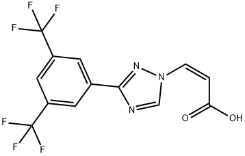 (Z)-3-(3-(3,5-bis(trifloMetyl)phenyl)-1H-1,2,4-triazol-1-yl)axit acrylic