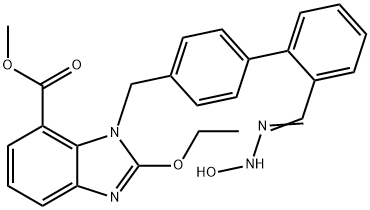 (Z)-Metyl 2-etoxy-3-((2'-(N'-hydroxycarbaMiMidoyl)biphenyl-4-yl)Metyl)-3H-benzo[d] iMidazole-4-carboxylat