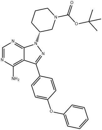 Axit 1-Piperidinecarboxylic, 3-[4-aMino-3-(4-phenoxyphenyl)-1H-pyrazolo[3,4-d]pyriMidin-1-yl]-, 1,1-diMetyletyl este, (3R)