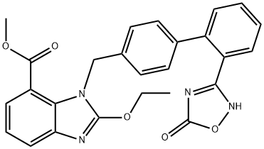 Axit 1H-BenziMidazole-7-carboxylic, 1-[[2'-(2,5-dihydro-5-oxo-1,2,4-oxadiazol-3-yl)[1,1'-biphenyl]-4- yl]Metyl] -2-etoxy-, Metyl este