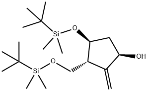 1R(3R,4S)-4-(tert-butyldimetylsilyloxy)-3-￡¨￡¨tert-butyldimetylsilyloxy)metyl)-2-metylencyclopentanol