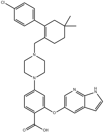 2-[(1H-pyrolo[2,3-B]pyridin-5-yl)oxy]-4-[4-[[2-(4-chlorophenyl)-4,4-dimetyl vòng Hex-1-enyl] metyl]piperazin-1-yl]axit benzoic
