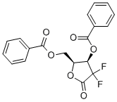 2-Deoxy-2,2-diflo-D-erythro-pentafuranous-1-ulose-3,5-dibenzoat