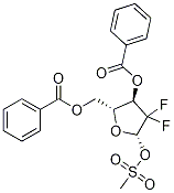 2-Deoxy-2,2-diflo-D-ribofuranose-3,5-dibenzoate-1-methanesulfonate