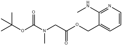 2-(metylamino)pyridin-3-yl)metyl 2-((tert-butoxycarbonyl)(metyl)amino)axetat