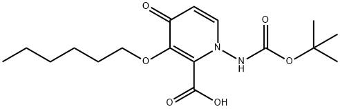 Axit 2-Pyridinecarboxylic, 1-[[(1,1-dimetylethoxy)carbonyl]amino]-3-(hexyloxy)-1,4-dihydro-4-oxo-