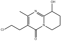 3-(2-Cloetyl)-6,7,8,9-tetrahydro-9-hydroxy-2-metyl-4H-pyrido[1,2-a]pyrimidin-4-one