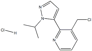 3-(clometyl)-2-(1-isopropyl-1H-pyrazol-5-yl)pyridin hydroclorua