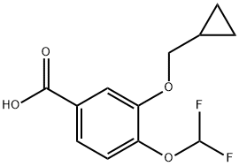 Axit 3-Cyclopropylmetoxy-4-difluoromethoxy-benzoic