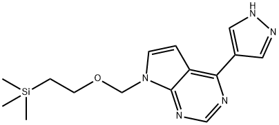 4-(1H-PYRAZOL-4-YL)-7-((2-(TRIMETHYLSILYL)ETHOXY)METHYL)-7H-PYRROLO[2,3-D]PYRIMIDIN