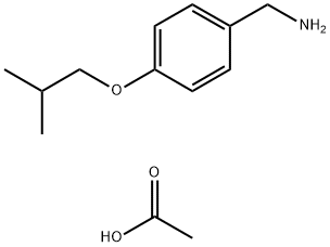 4-(2-Metylpropoxy)benzenmethanamin axetat (1:1)