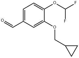 4-(Diflometoxy)-3-(cyclopropylmetoxy)benzaldehyde
