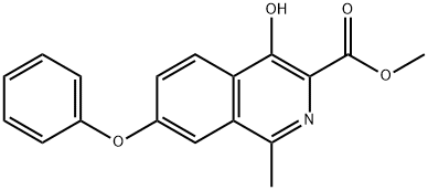 Este metyl axit 4-Hydroxy-1-metyl-7-phenoxy-3-isoquinolinecarboxylic