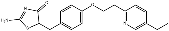 5-{4-[2-(5-Ethyl-2-pyridyl)etoxy]benzyl}-2-imino-4-thiazolidinone