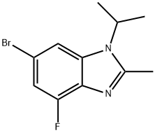 6-Bromo-4-fluoro-1-isopropyl-2-metyl-1H-benzo[d]imidazole