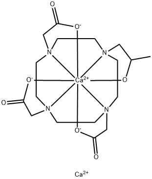 Canxit(1-),[10-[2-(hydroxy-kO)propyl]-1,4,7,10-tetraazacyclododecane-1,4,7-triacetato(3-)-kN1,kN4,kN7,kN10, kO1,kO4,kO7]-, canxi (2:1) (9CI)
