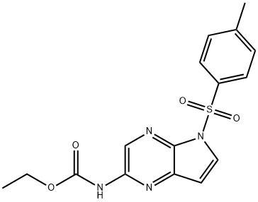 Axit carbamic,N-[5-[(4-metylphenyl)sulfonyl]-5H-pyrolo[2,3-b]pyrazin-2-yl]-, etyl este