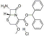 diphenylmetyl (6R-trans)-7-amino-3-metoxy-8-oxo-5-thia-1-azabicyclo[4.2.0]oct-2-ene-2-carboxylat monohydroclorua
