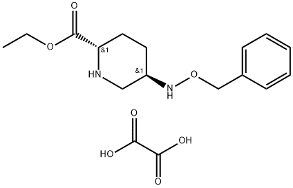 Ethyl(2s,5r)-5-((benzyloxy)amino)piperidin-2-carboxylat oxalat