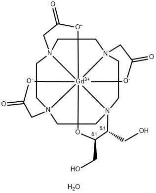 Gadolini, [10-[2-(hydroxy-kO)-3-hydroxy-1-(hydroxymetyl)propyl]-1,4,7,10-tetraazacyclododecane-1,4,7-triacetato(3-)-kN1, kN4,kN7,kN10,kO1,kO4,kO7]-,monohydrat,[SA-8-1425362'5'-(R*,S*)]- (9CI)