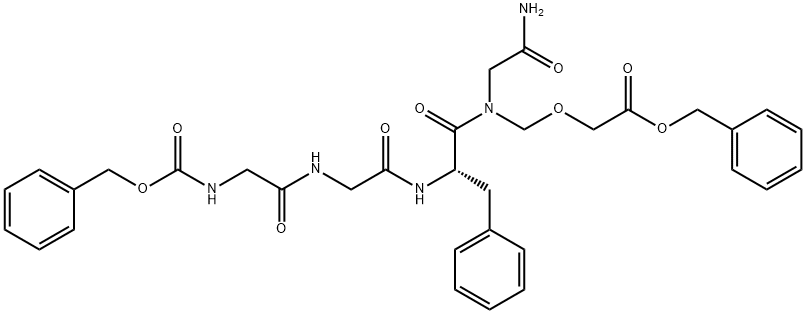 Glycinamide,N-[(phenylmetoxy)carbonyl]glycylglycyl-L-phenylalanyl-N-[[2-(phenylmetoxy)-2-oxoethoxy]metyl]-