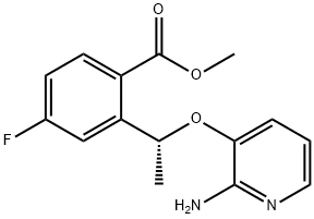 metyl(R)-2-(1-((2-aminopyridin-3-yl)oxy)etyl)-4-fluorobenzoat