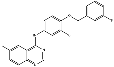N-[3-Clo-4-(3-fluorobenzyloxy)phenyl]-6-iodoquinazolin-4-amine