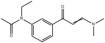 N-Ethyl-N-3-((3-dimetylamino-1-oxo-2-propenyl)phenyl)axetamit